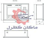 ابعاد LOGO! TDE