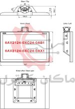 ابعاد-HMI-SIEMENS-6AV2124-0XC24-0AX16AV2124-0XC24-0AB1