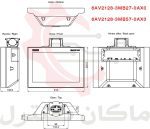 ابعاد-HMI-SIEMENS-6AV2128-3MB27-0AX06AV2128-3MB57-0AX0