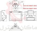 ابعاد-HMI-SIEMENS-6AV2128-3MB27-0BX06AV2128-3MB57-0BX0