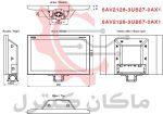 ابعاد-HMI-SIEMENS-6AV2128-3UB27-0AX16AV2128-3UB57-0AX1