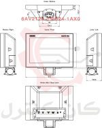 ابعاد6AV2124-0MC24-1AX0