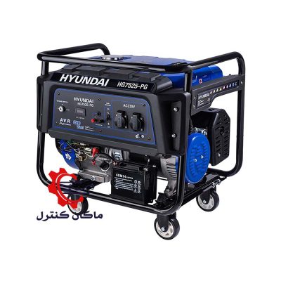 موتور برق هیوندای 7.5KW بنزینی HG7525-PG