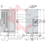 ابعاد اینورتر اشنایدر ATV310HD22N4E