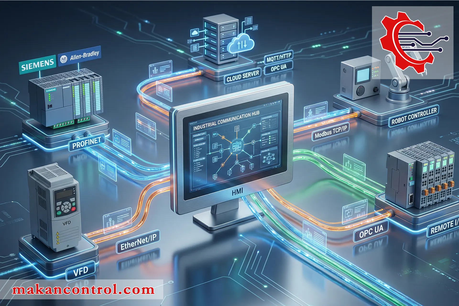 استانداردها و پروتکل‌های ارتباطی HMI