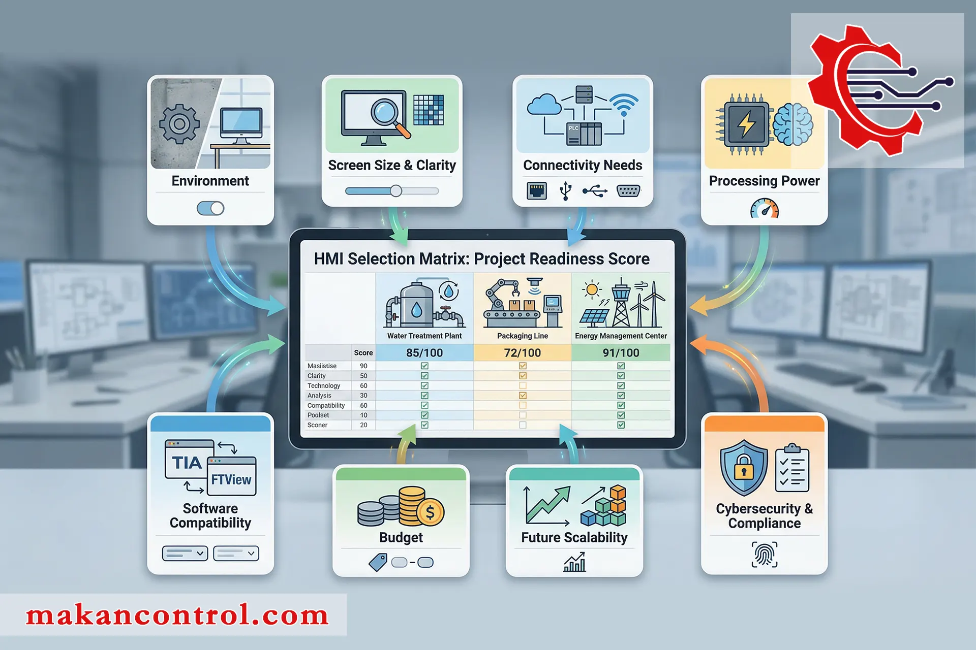 نکات کلیدی در انتخاب HMI مناسب برای پروژه‌های مختلف