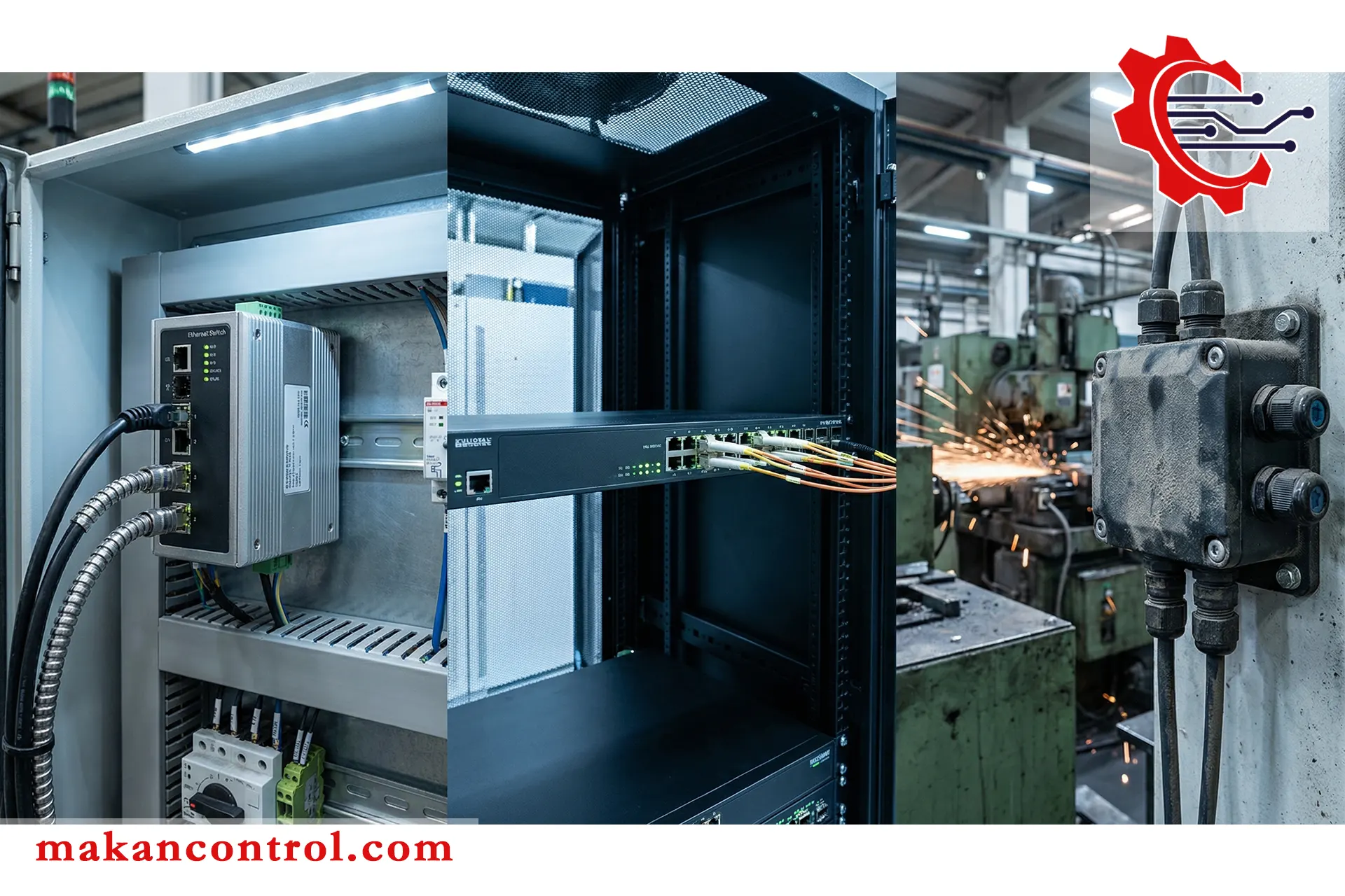 انواع سوئیچ شبکه و کاربردهای صنعتی