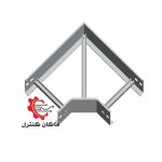 زانوی افقی نردبان کابل 90 درجه