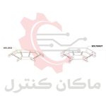 زانویی افقی 2-45 درجه نردبان کابل